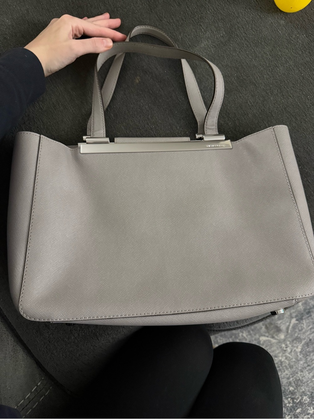 Michael Kors Structured Grey Tote Bag - Women